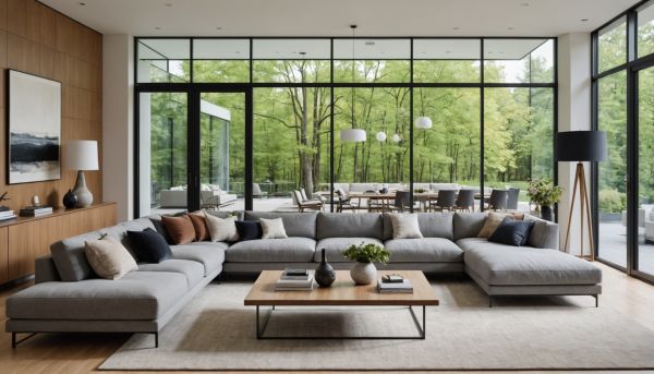 Comment agencer un grand salon moderne ?