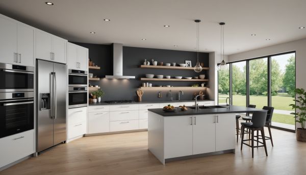Espace culinaire et design fonctionnel