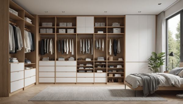 Organisation d'espace et dressing moderne