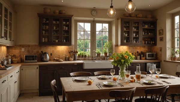 Ambiance cuisine chaleureuse saint emilion – à intégrer dans votre maison